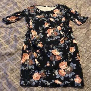 Pink Blush Maternity Dress